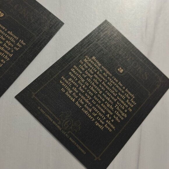 Gideon’s Bakehouse Monaxia And Signore Pipistrello 2 Trading Card 28 & 29 Set - Picture 4 of 4